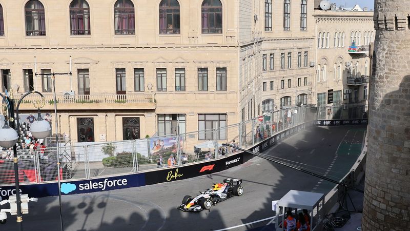 Formula 1 at the Baku City Circuit, by the Old City