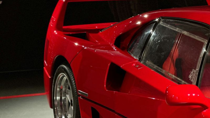 A Ferrari F40 at the Museo Ferrari, Maranello