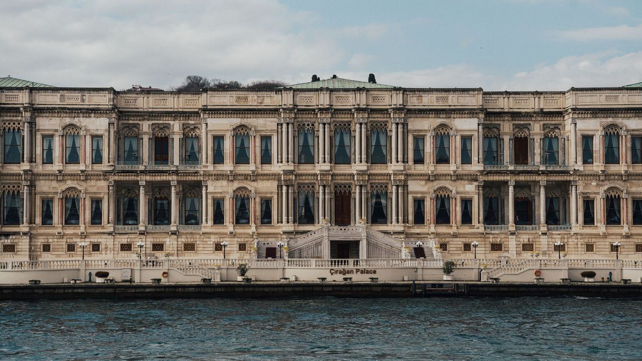 The Çırağan Palace on the Bosphorus, Istanbul
