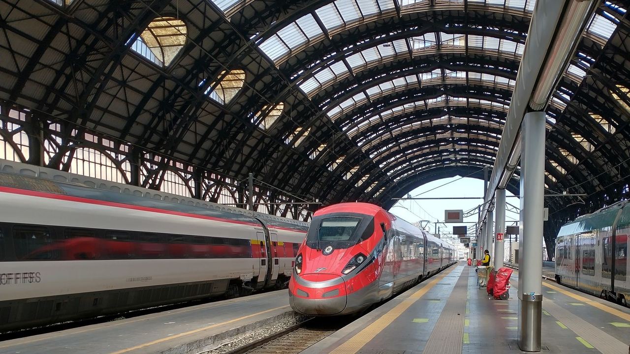 The Frecciarossa at Milano Centrale