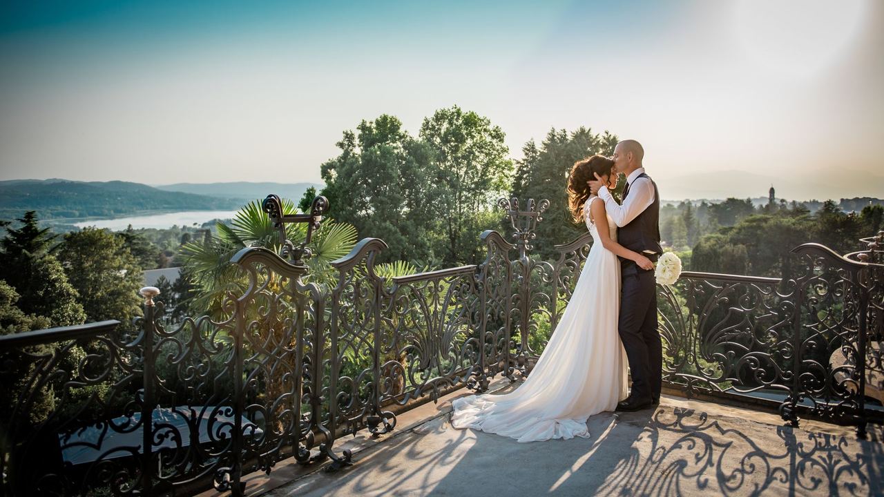 A wedding ceremony by the sea