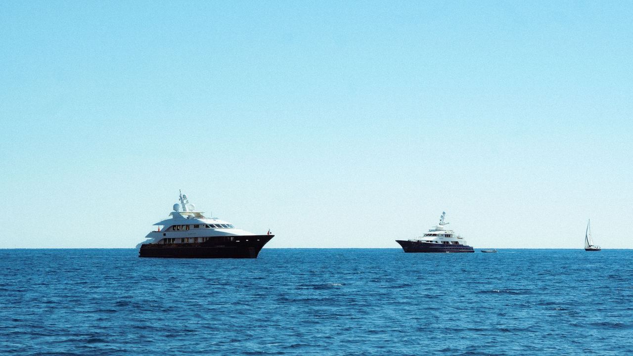 Yachts in the Adriatic, Croatia